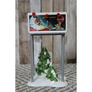 Dept. 56 Coca-Cola "Billboard" Accessory - Apart of The Original Snow Village Co